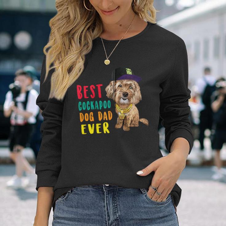 Bester Cockapoo Hund Papa Aller Zeitenatertag Lustiger Kapuzenjacke Langarmshirts Geschenke für Sie