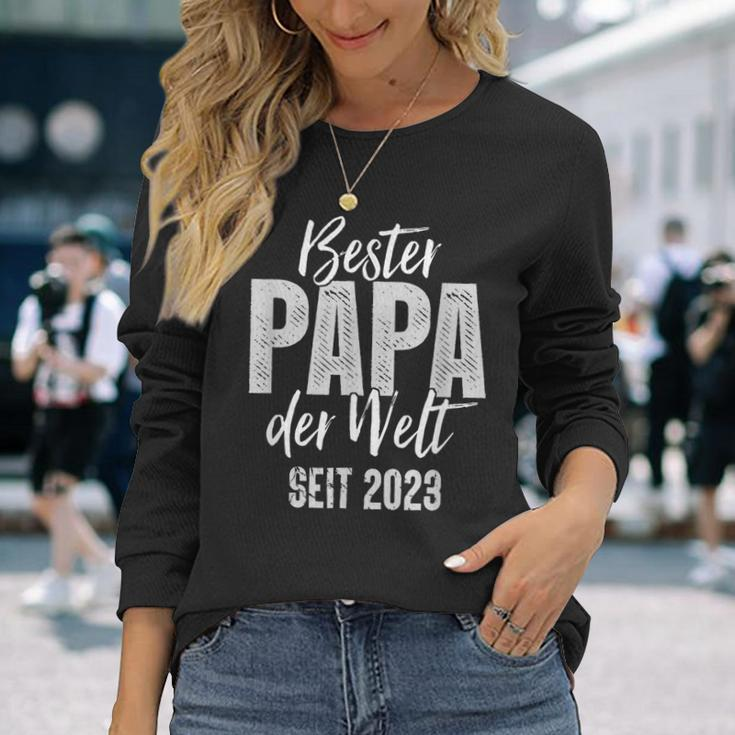 Bester Papa Der Welt Since 2023 Langarmshirts Geschenke für Sie