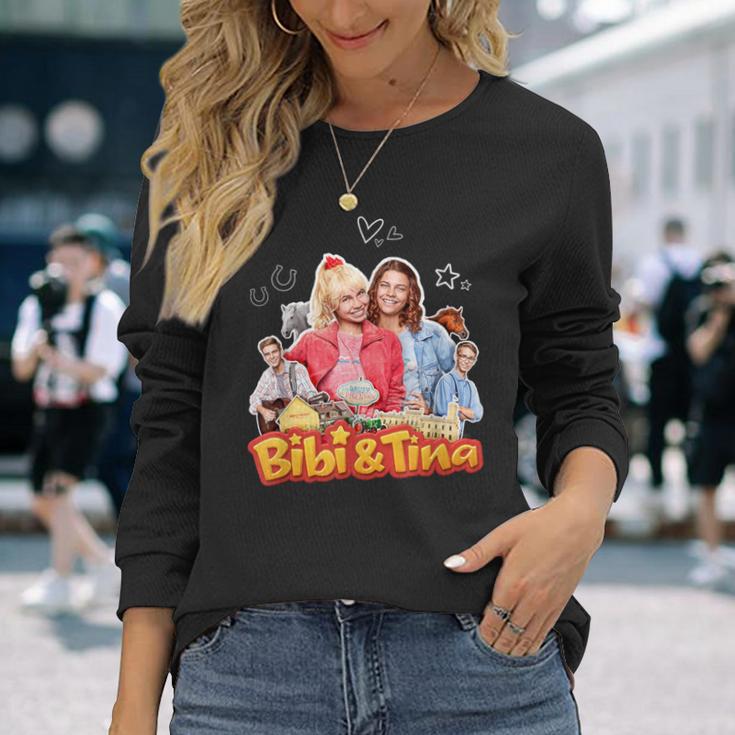 Bibi & Tina Collage Langarmshirts Geschenke für Sie