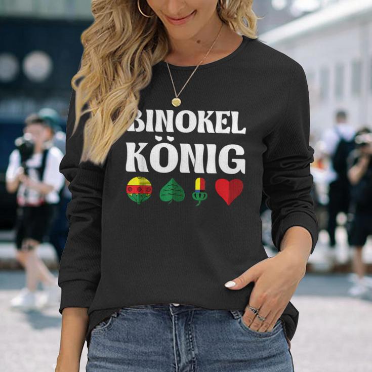 Binokel Outfit Binocel King Langarmshirts Geschenke für Sie