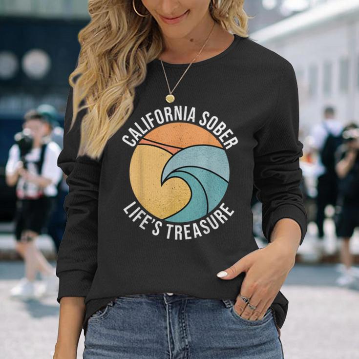 California Sober Life's Treasure Recovery Legal Implications Long Sleeve T-Shirt Gifts for Her