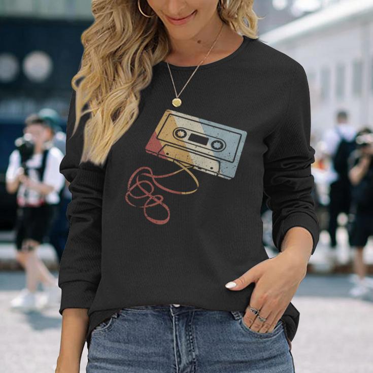 Cassette Retro Styleintage Langarmshirts Geschenke für Sie