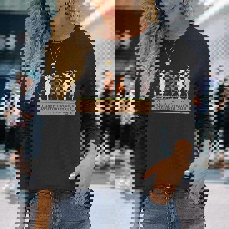 Celebrate Diversity Pet Goats For Goat Lovers Long Sleeve T-Shirt Gifts for Her Celebrate Diversity Pet Goats For Goat Lovers Long Sleeve T-Shirt Gifts for Her