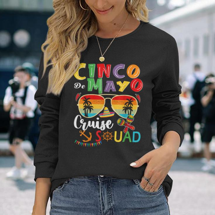 Cinco De Mayo Cruise Squad 2024 Summer Vacation Long Sleeve T-Shirt Gifts for Her