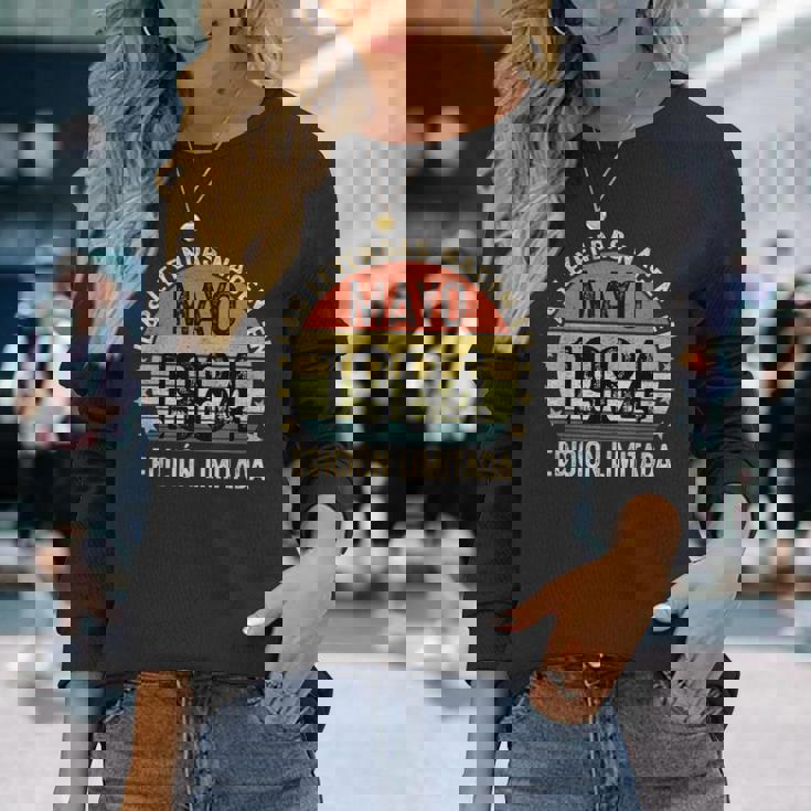 Clásico 1984Intage 1984 Las Leyendas Nacen En Mayo 1984 Camiseta de manga larga Regalos para ella