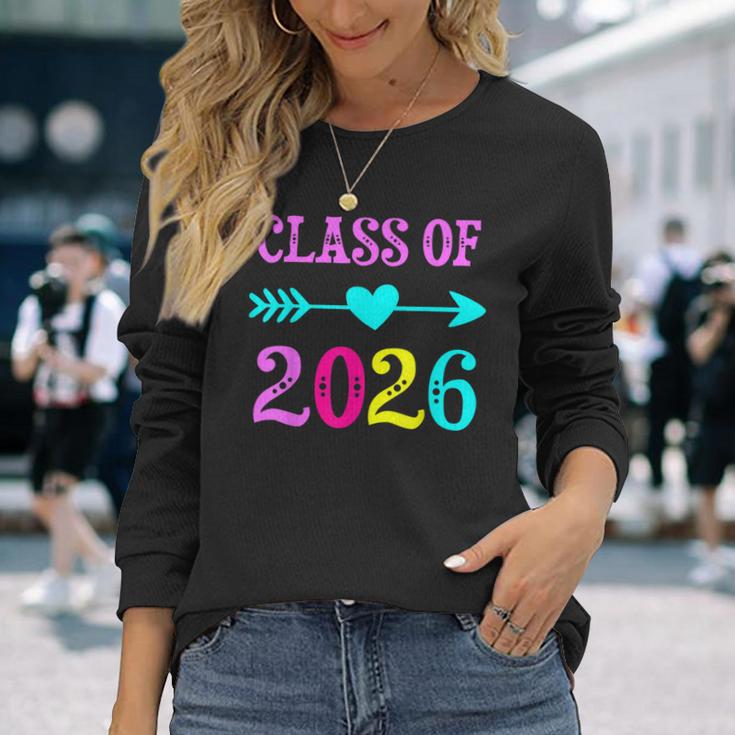 Class Of 2026 Grow With MeFor Teachers Students Long Sleeve T-Shirt Gifts for Her