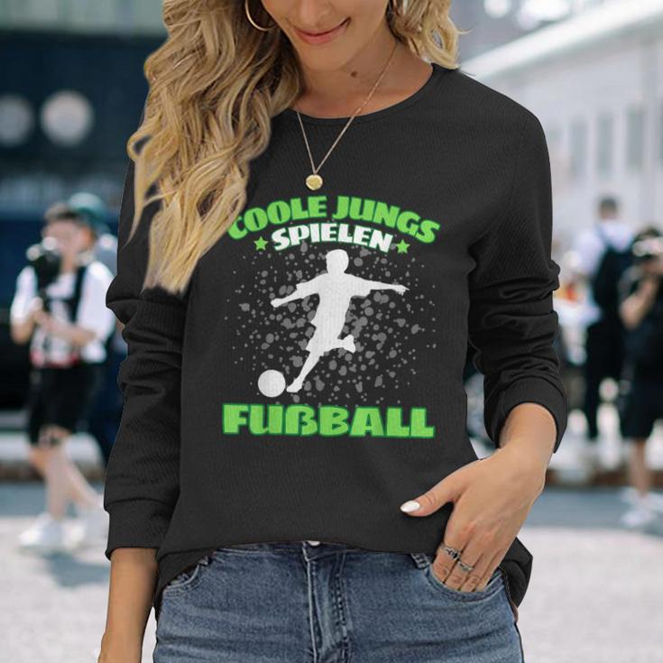 Cool Boys Spielen Fußball Football Langarmshirts Geschenke für Sie