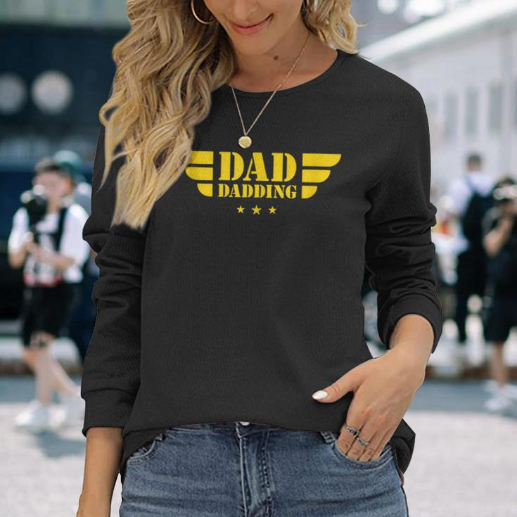 Dad Daddingatertag Superheldater Papa Langarmshirts Geschenke für Sie