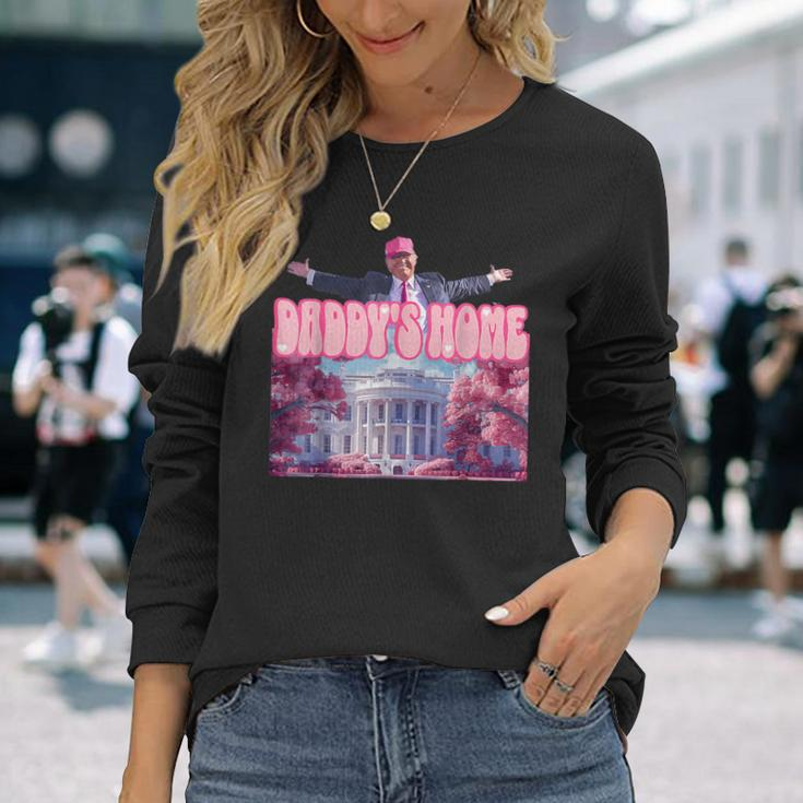 Daddy's Home Long Sleeve T-Shirt Gifts for Her