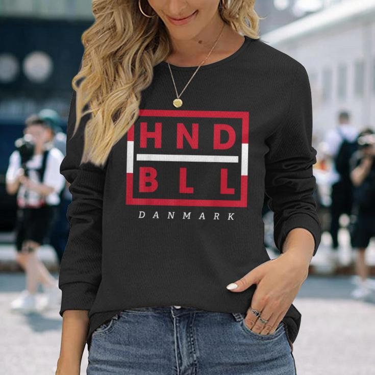 Danmark Fan Hndbll Handballer Langarmshirts Geschenke für Sie