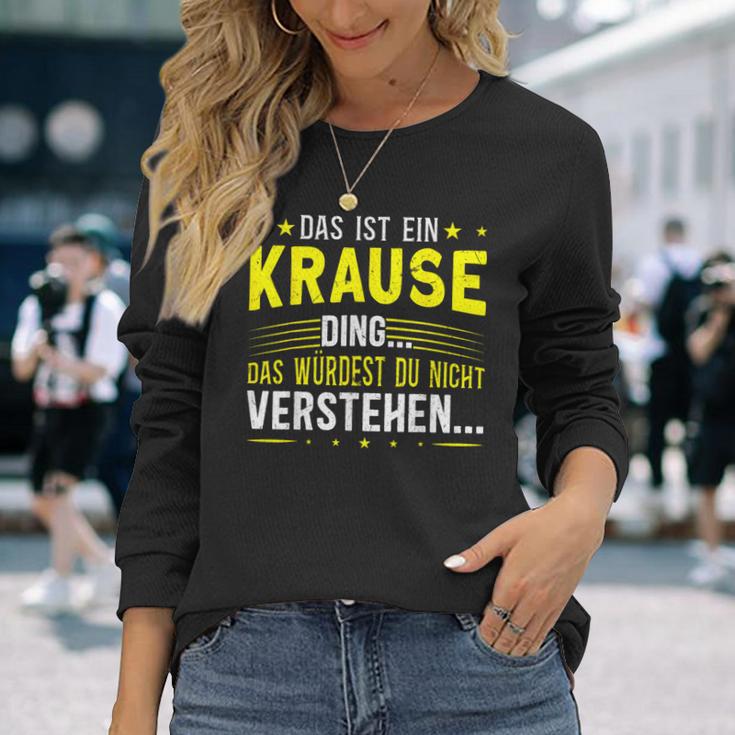 Das Ist Ein Krause Das Ist Ein Krause Ding Langarmshirts Geschenke für Sie