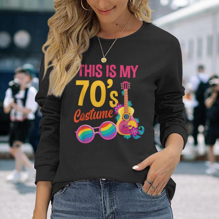 Das Ist Mein 70S Costume 70S Party Langarmshirts Geschenke für Sie