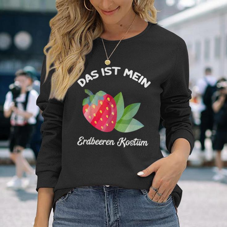 Das Ist Mein Strawberries Costume Langarmshirts Geschenke für Sie