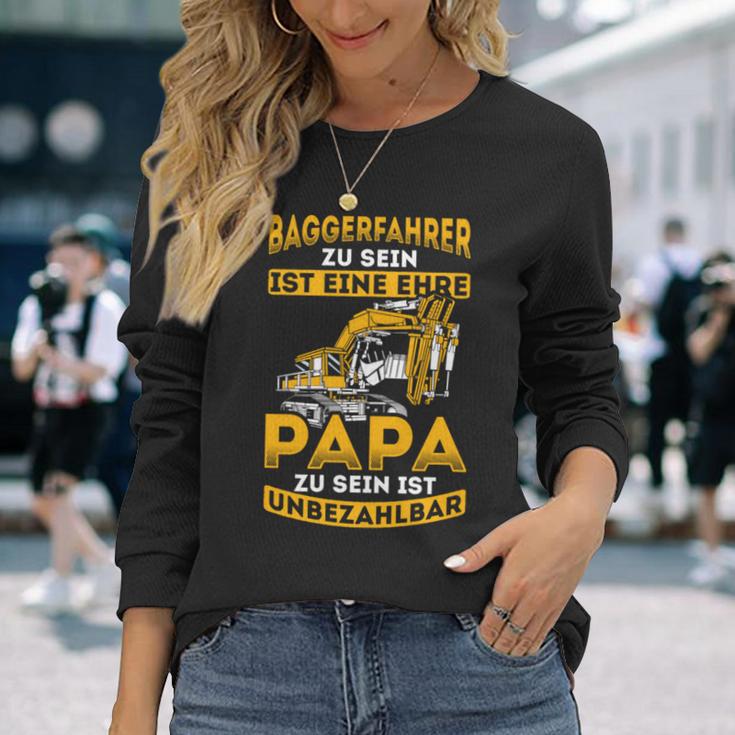 Digger Driver Honor Dad Priceless Digger Digger Driver Langarmshirts Geschenke für Sie