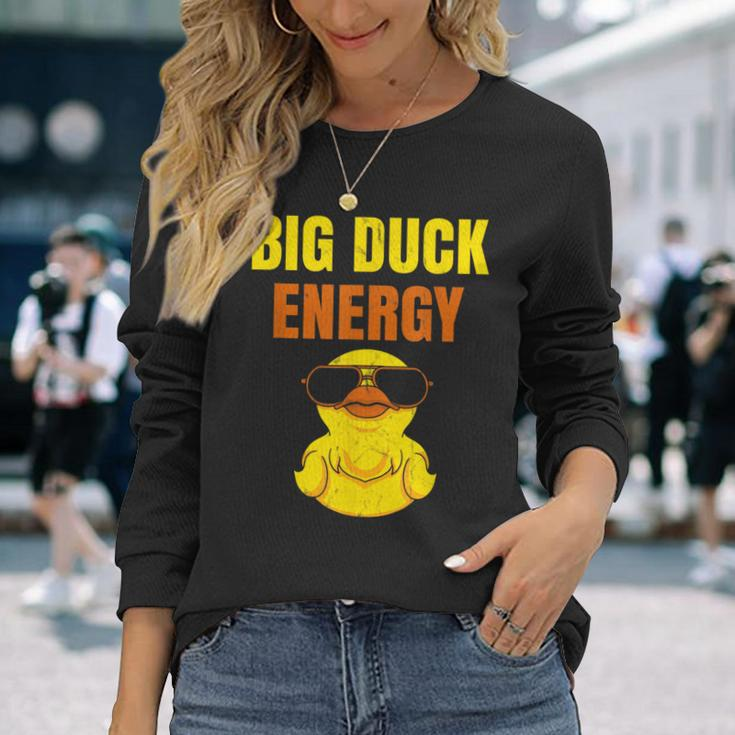 Duck Lover Youth Quack Ducky Duckie Rubber Ducks Meme Long Sleeve T-Shirt Gifts for Her