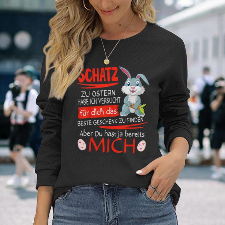 Easter Bunny Schatz Ich Habeersucht Partner Rabbit Man & Frau Langarmshirts Geschenke für Sie