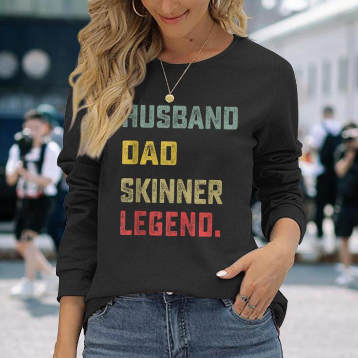 Ehemann Papa Skinner Legendeatertag Lustig Langarmshirts Geschenke für Sie