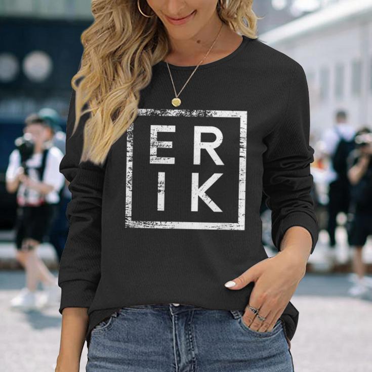 Erik Minimalism Langarmshirts Geschenke für Sie