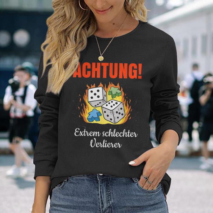 Extrem Schlechter Verlierer As A Board Game S Langarmshirts Geschenke für Sie