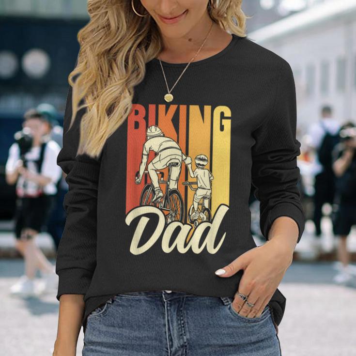 Fahrradfahrenderater Radfahren Radfahrer Fahrrad Papa Papi Langarmshirts Geschenke für Sie