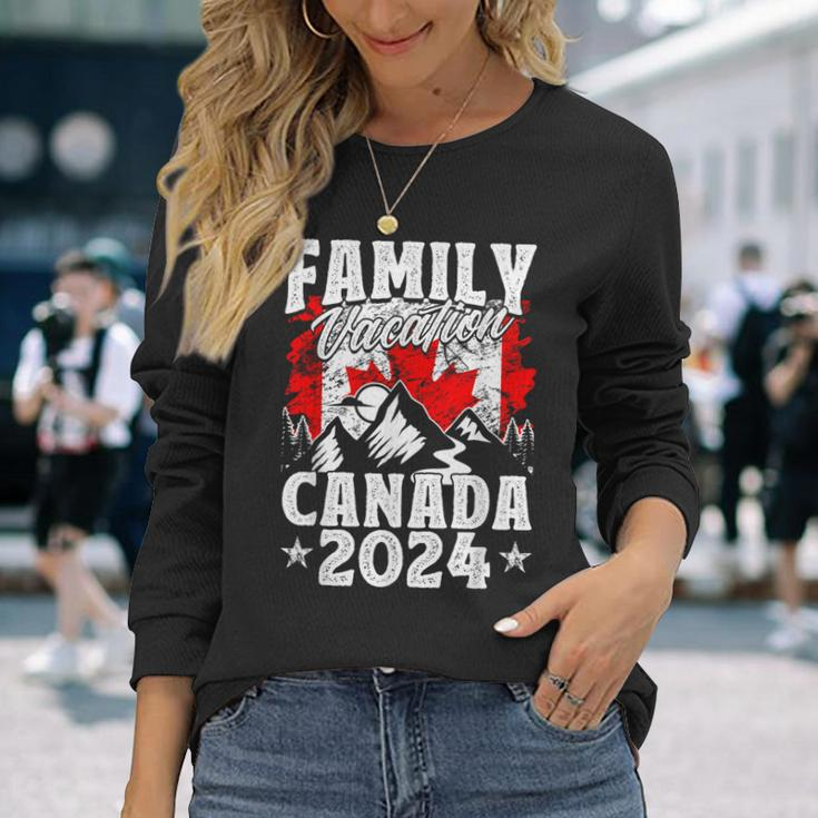 Family Vacation Canada 2024 Summer Vacation Long Sleeve T-Shirt Gifts for Her