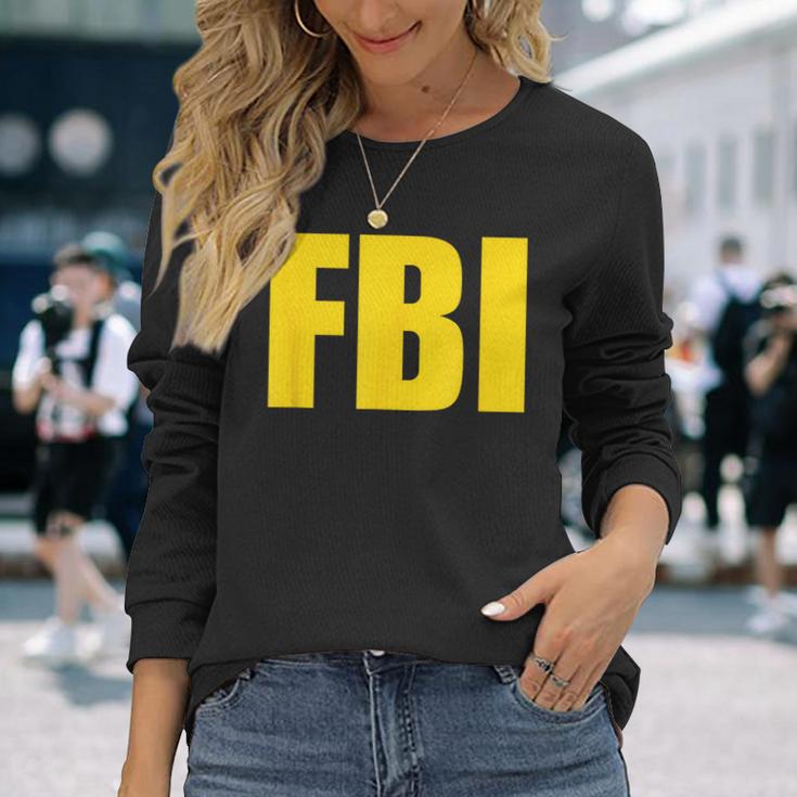 Fbi Federal Bureau Of Investigation Logo Langarmshirts Geschenke für Sie