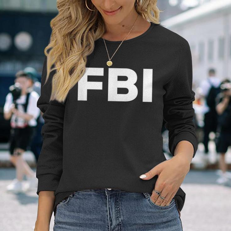 Fbi Logo Federal Bureau Of Investigation Langarmshirts Geschenke für Sie