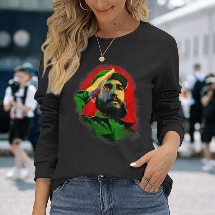 Fidel Castro Langarmshirts Geschenke für Sie