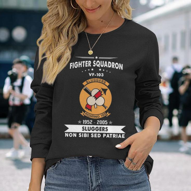 Fighter Squadron 103 Vf Long Sleeve T-Shirt Gifts for Her