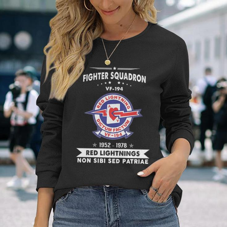 Fighter Squadron 194 Vf Long Sleeve T-Shirt Gifts for Her