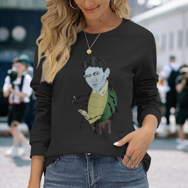 Franz Kafka Vermin Transformation Literature Langarmshirts Geschenke für Sie