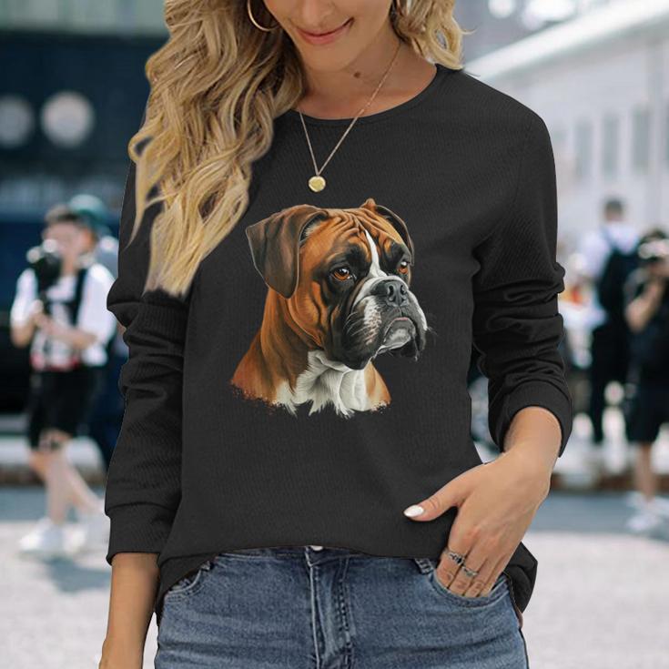 Dog Boxer Langarmshirts Geschenke für Sie