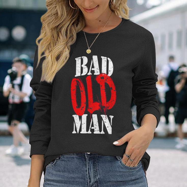 Evil Alter Mann Opa Papa Langarmshirts Geschenke für Sie