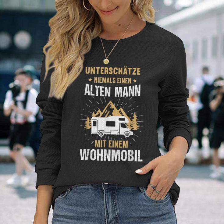 Motorhome Camping Pensioner Langarmshirts Geschenke für Sie