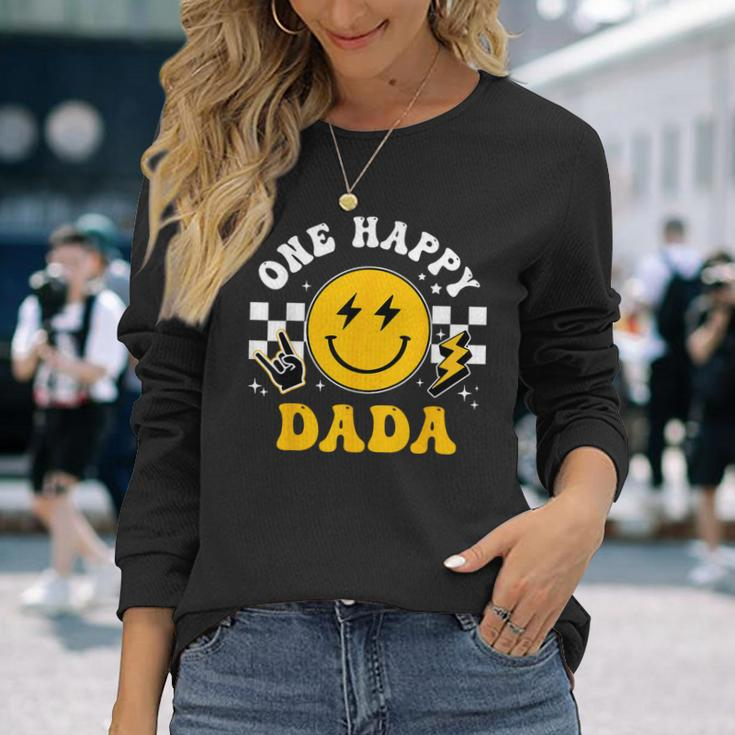 One Happy Dude Dada 1St Birthday Family Matching Long Sleeve T-Shirt Gifts for Her