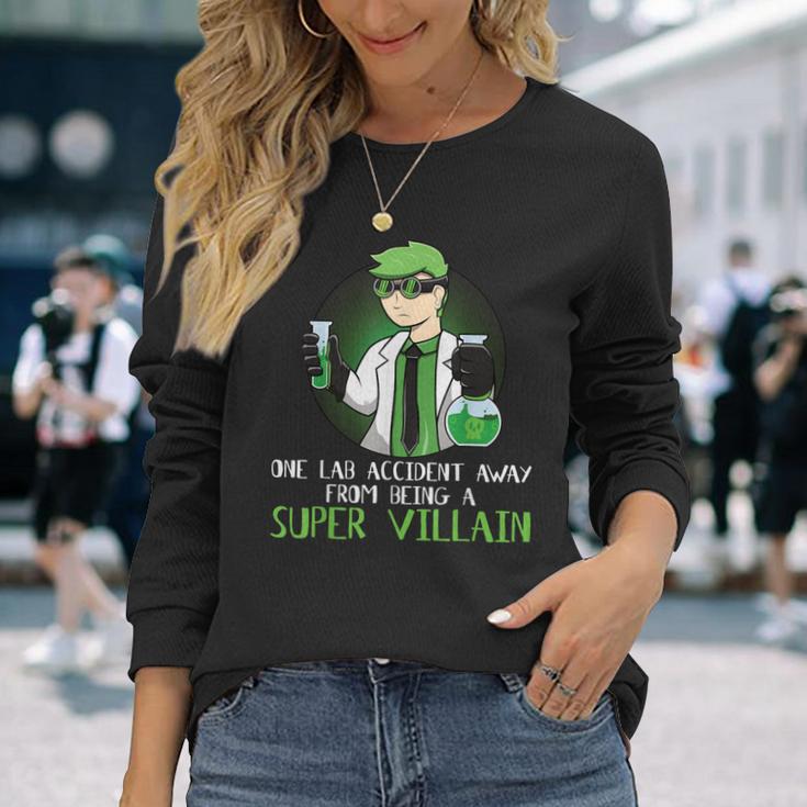 Science Chemistry Laboratory Villain Lab Long Sleeve T-Shirt Gifts for Her