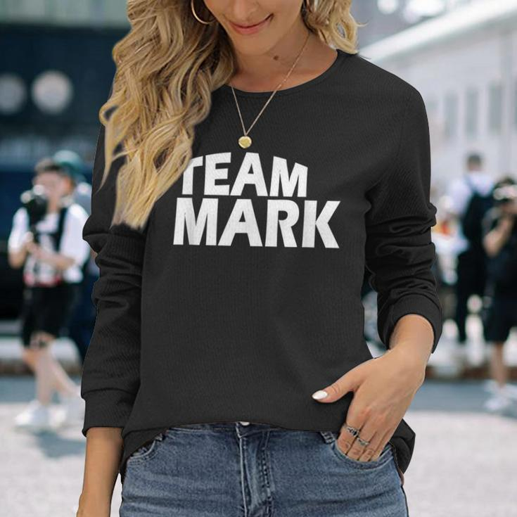 Team Mark Family Name Long Sleeve T-Shirt Gifts for Her