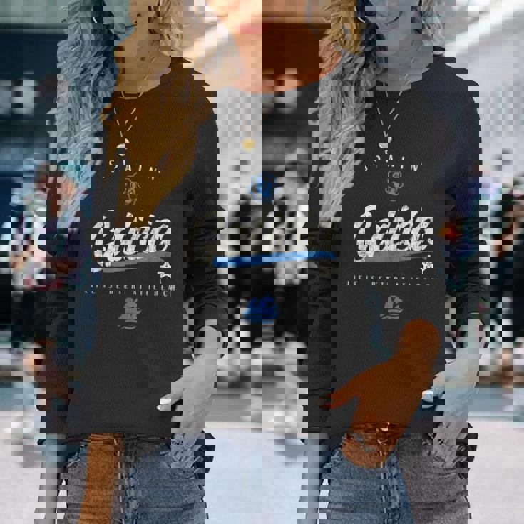 Galicia Espagne Beach T-shirt à manches longues Cadeaux pour elle