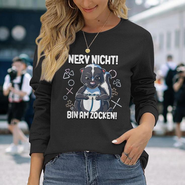 Gaming Nerv Nicht Bin Am Zocken S Langarmshirts Geschenke für Sie