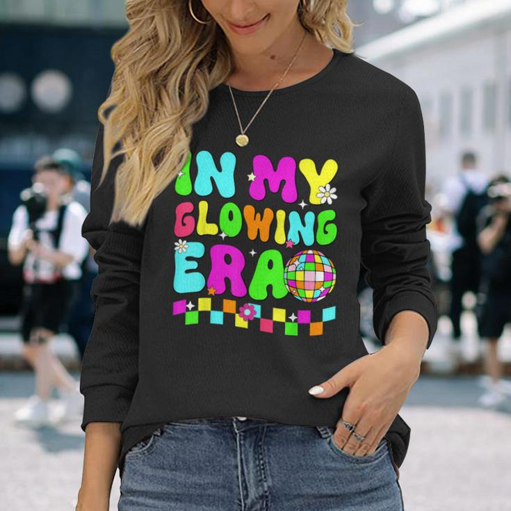 In My Glowing Era Tie Dye Bright Hello Summer Vacation Trips Long Sleeve T-Shirt Gifts for Her
