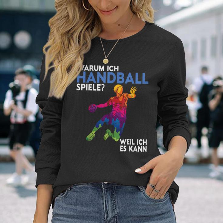 Handball Spieler s Für Herren Frauen Und Handball Fans Langarmshirts Geschenke für Sie