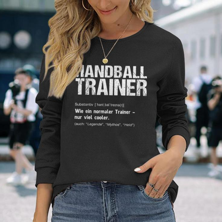 Handball Trainer Handball Trainer Langarmshirts Geschenke für Sie