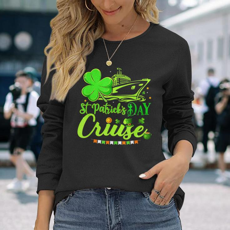 Happy St Patrick's Day Cruise Ship Cruising Long Sleeve T-Shirt Gifts for Her