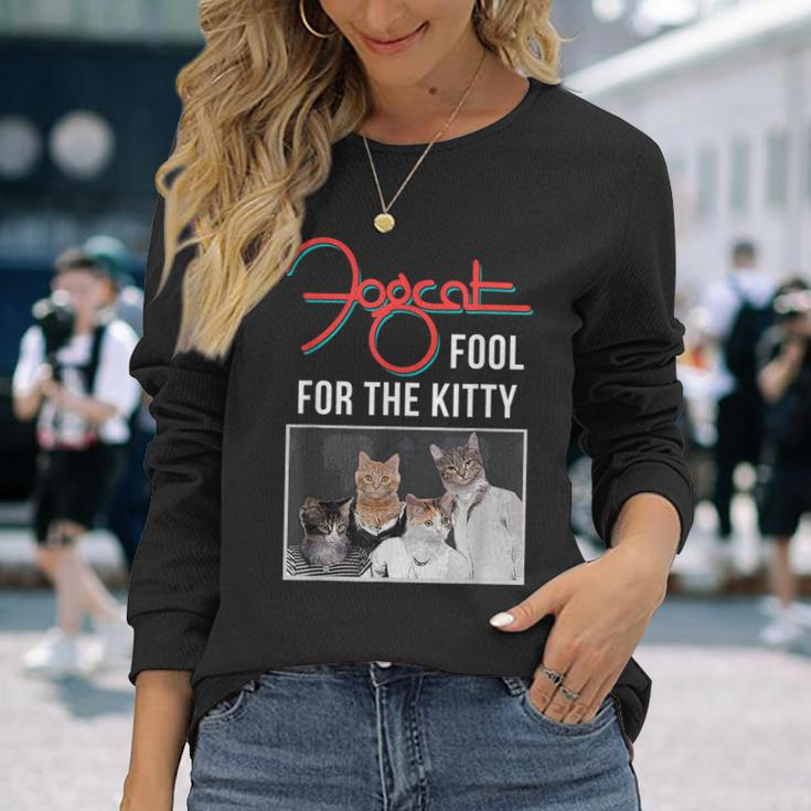 Heavy Metal Kittens & Cats Rock And Roll Band Animals Long Sleeve T-Shirt Gifts for Her