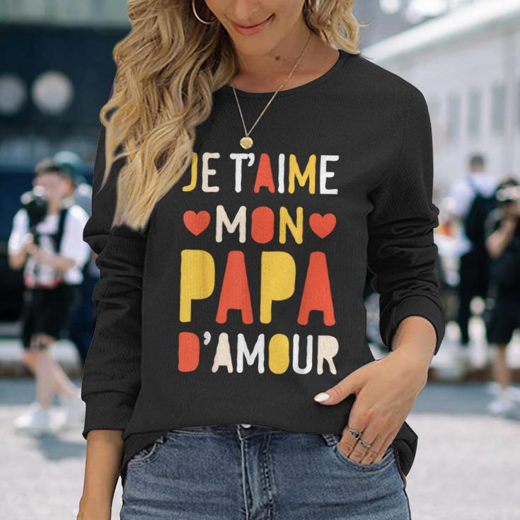 Herren Cadeau D'anniversaire Fête Des Pères Pour Son Papa D'amour Langarmshirts Geschenke für Sie