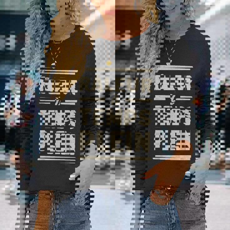 Homme Raleur A Temps Plein Cadeau Humoristique Retraité Papy T-shirt à manches longues Cadeaux pour elle