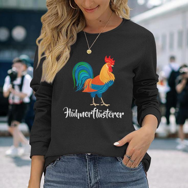 Hühner Flüsterer Lustiges Landwirt Bauer Huhn Hahn Kinder Langarmshirts Geschenke für Sie