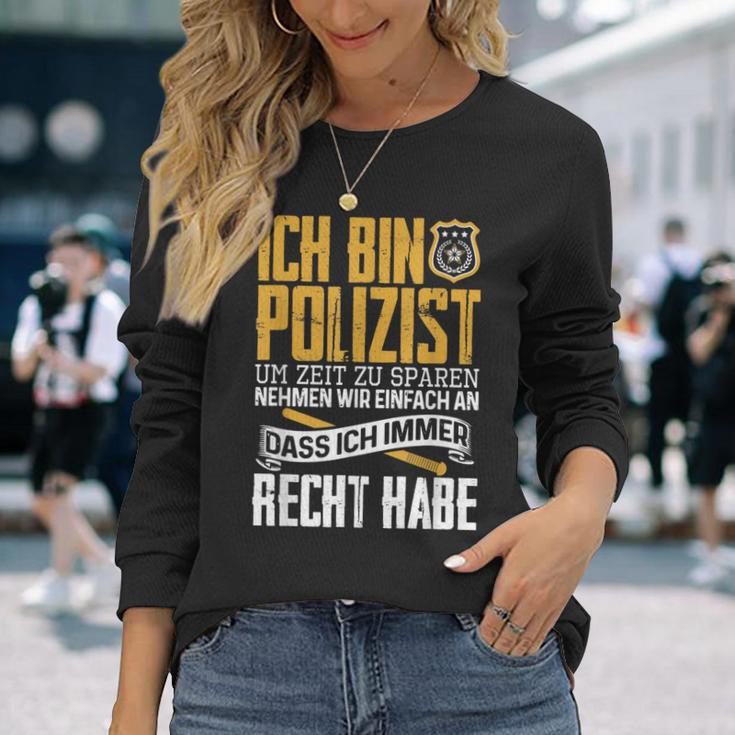 Ich Bin Polizist Um Zeit Zu Save Take Wir Einfach Dass Langarmshirts Geschenke für Sie