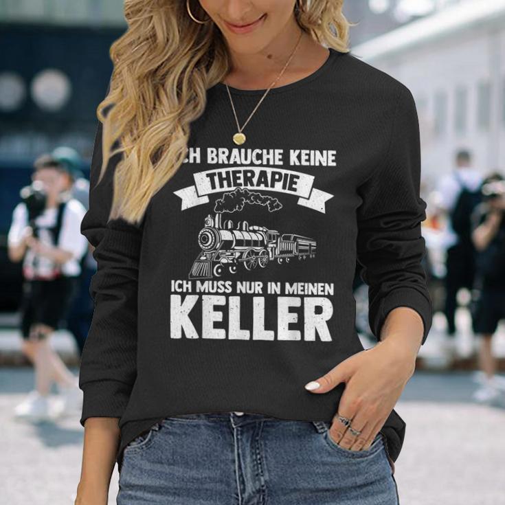 Ich Brauche No Therapie Ich Muss Nur In Meine Keller Ich Langarmshirts Geschenke für Sie