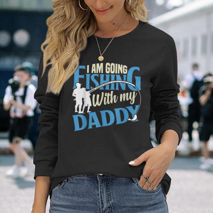 Ich Gehe Mit Papa Angeln Langarmshirts Geschenke für Sie